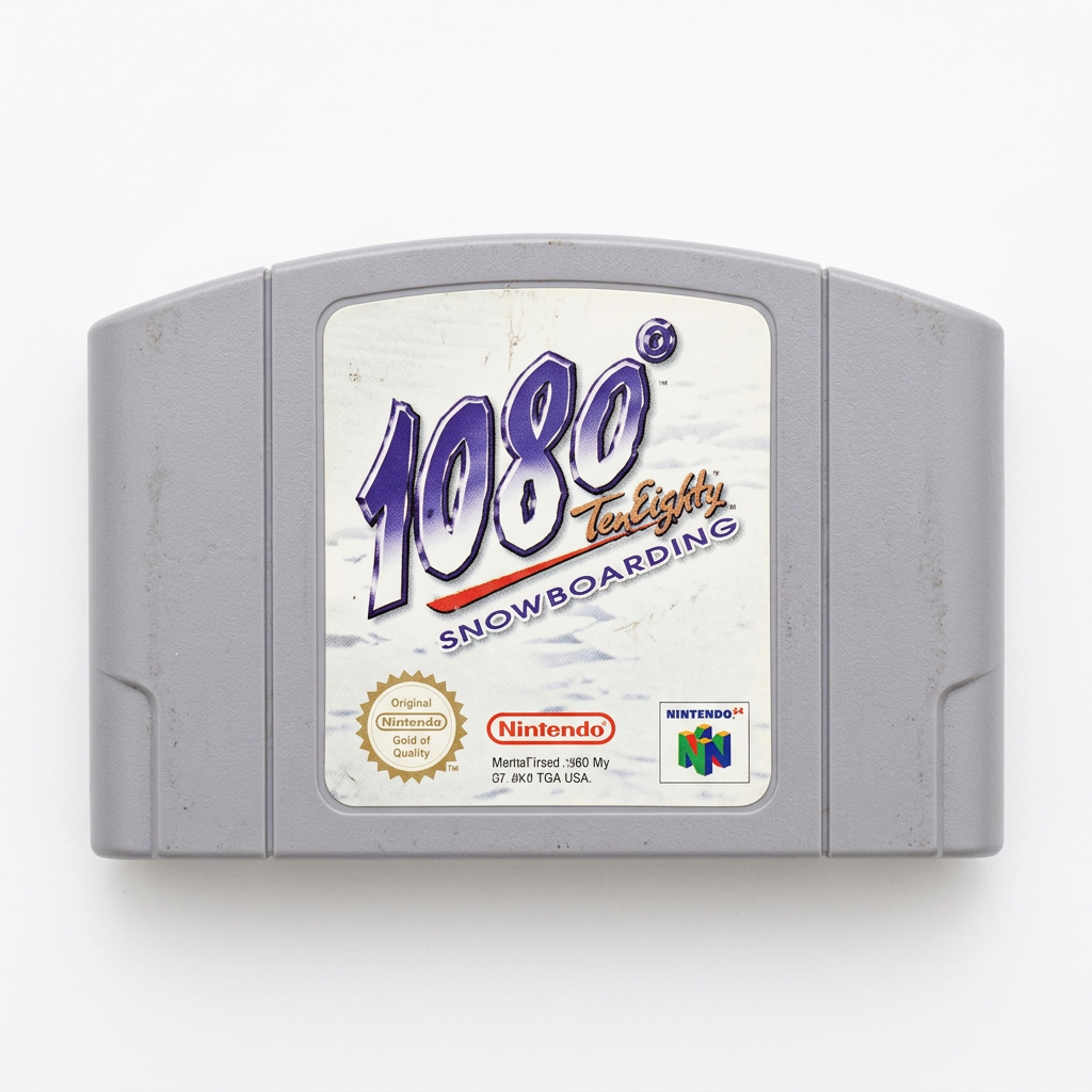 1080° Snowboarding N64 sur fond blanc
