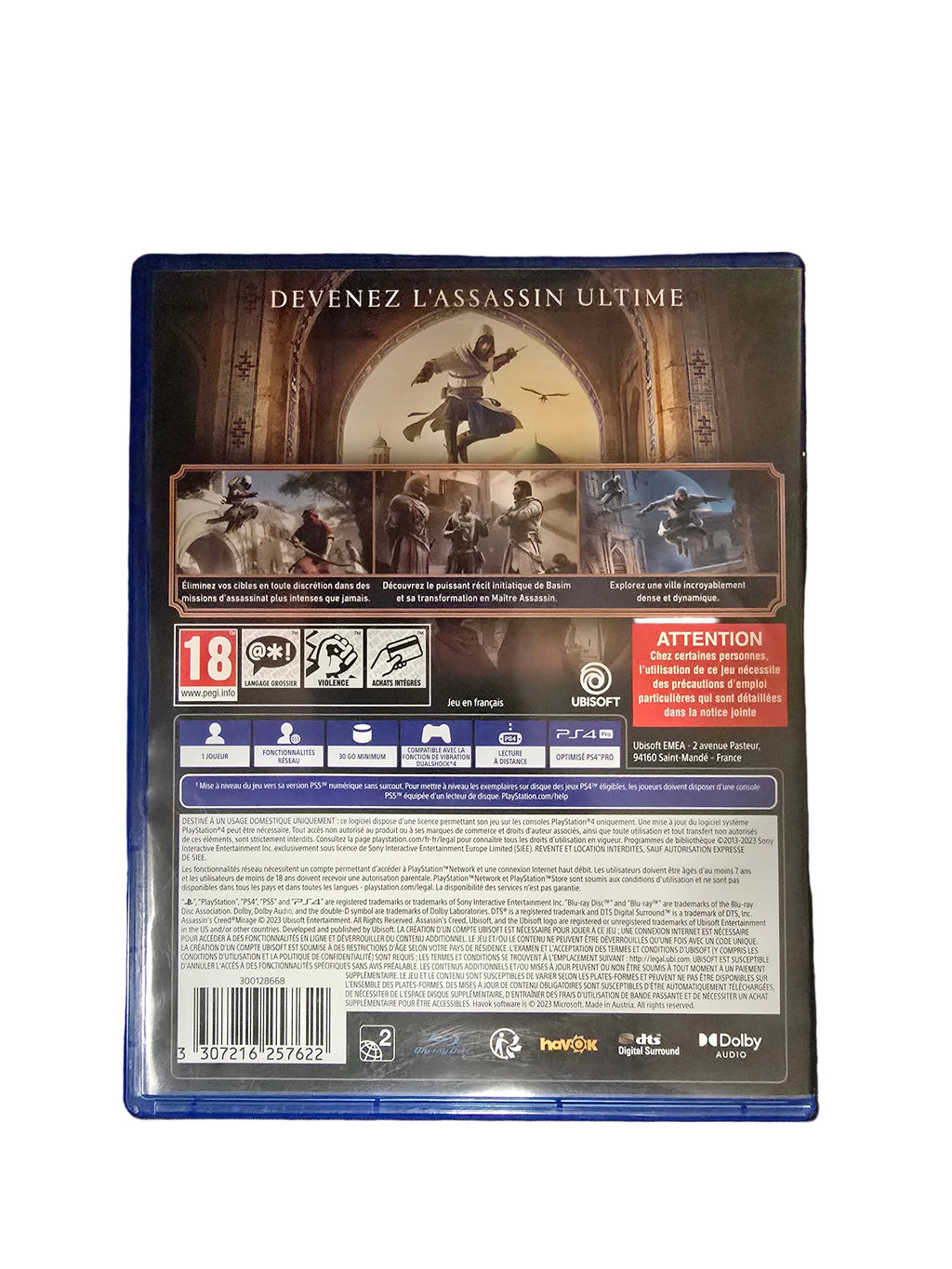 Assassin's Creed Mirage PS4