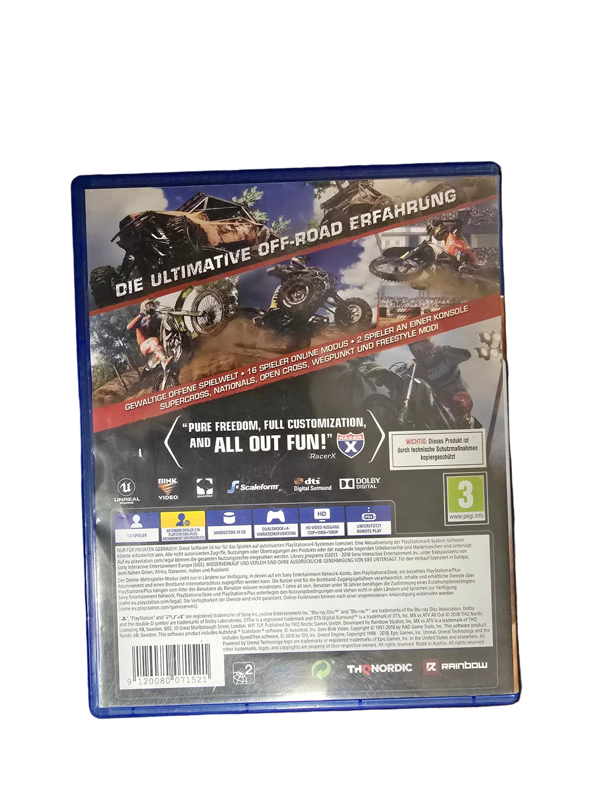 MX vs ATC all out PS4