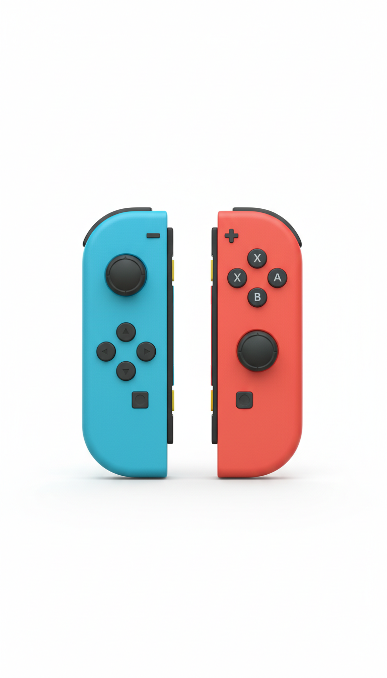 Joy-Con Nintendo Switch néon rouge/bleu neufs