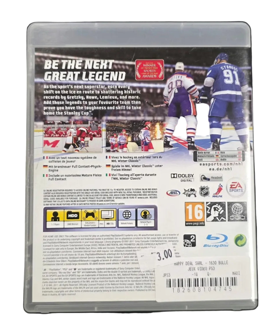 NHL 12 PS3