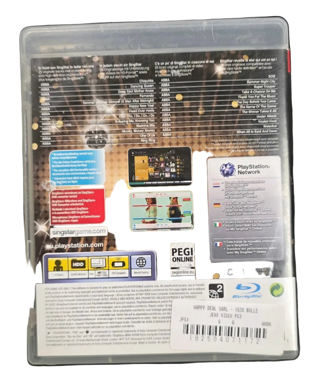 SingStar ABBA PS3