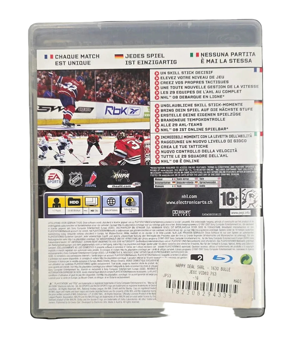 NHL 08 PS3