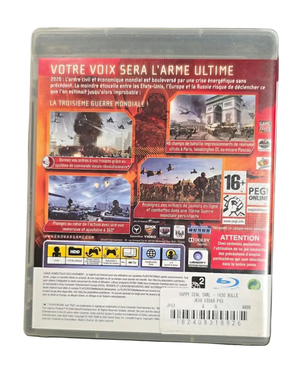 Tom Clancy's EndWar PS3