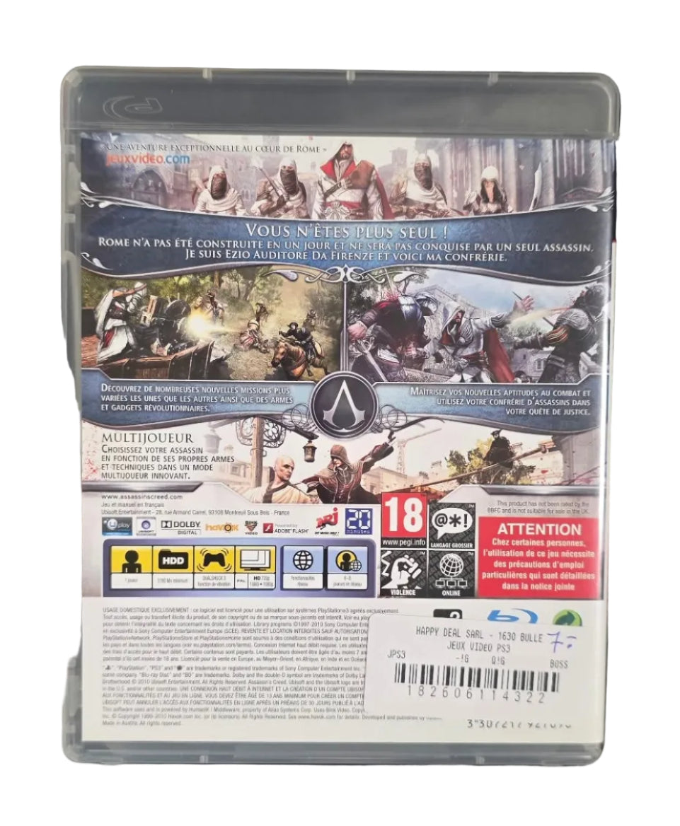Assassin's Creed Brotherhood PS3