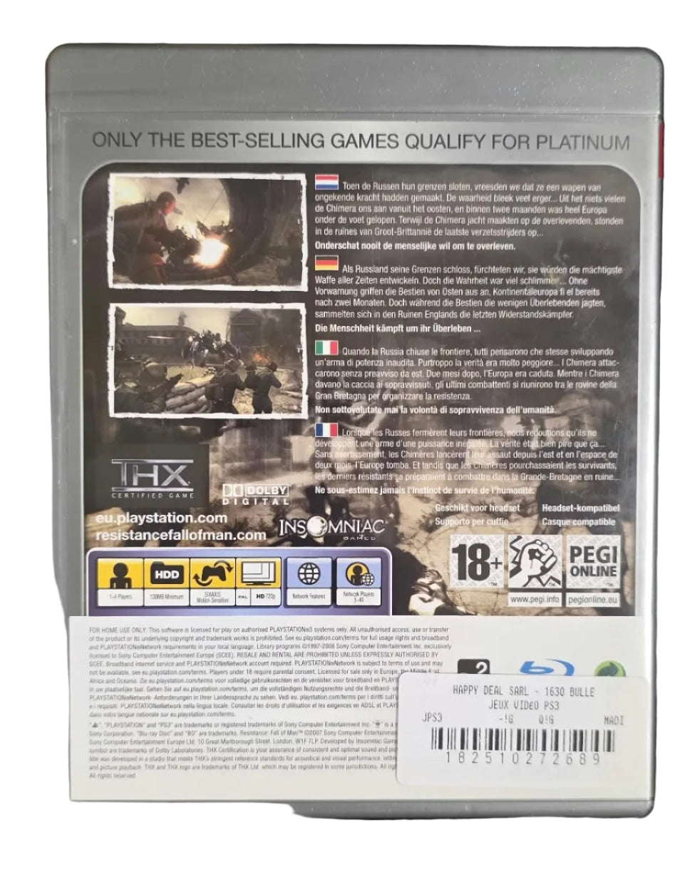 Resistance Fall of Man Platinum PS3