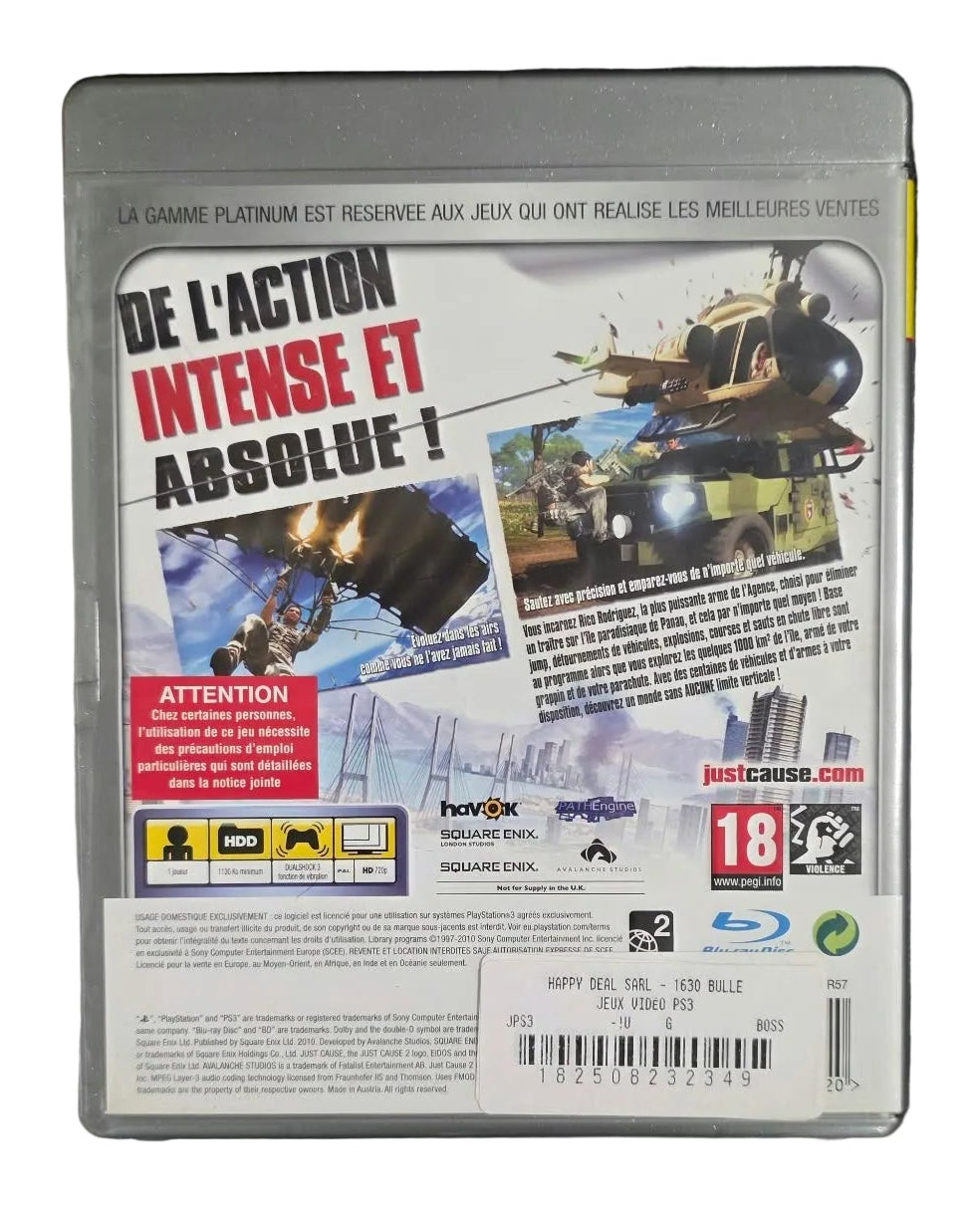 Just Cause 2 Platinum PS3