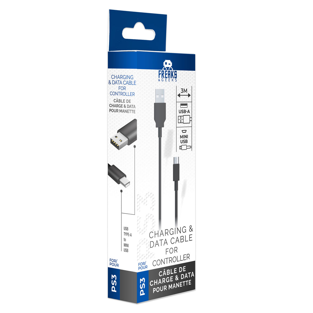 Câble de charge manette PS3 de 3m