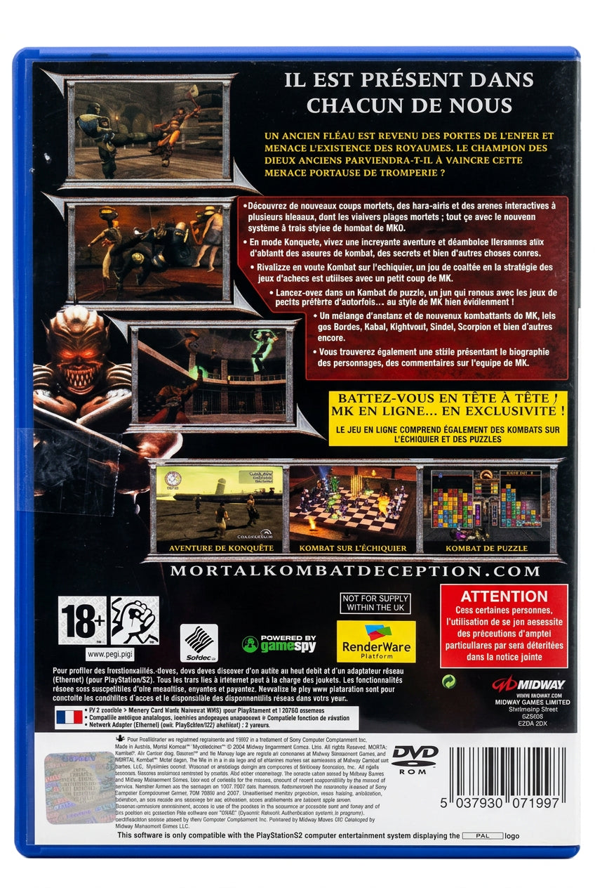 Mortal Kombat: Mystification PS2