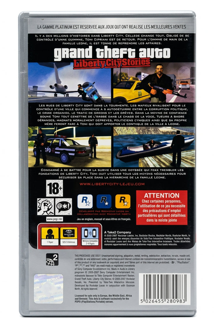 Grand Theft Auto: Liberty City Stories PSP – Platinum