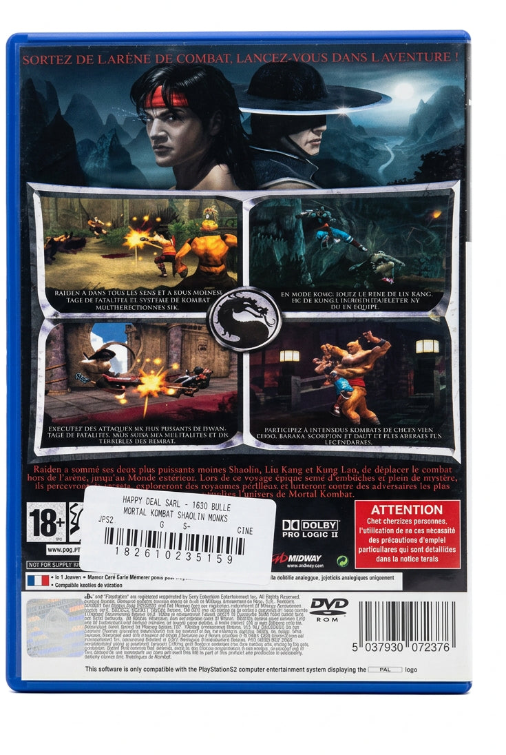 Mortal Kombat: Shaolin Monks PS2