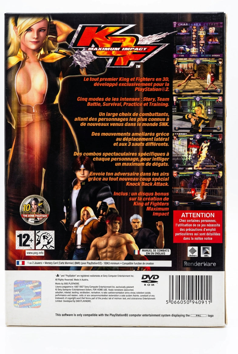 KOF: Maximum Impact PS2