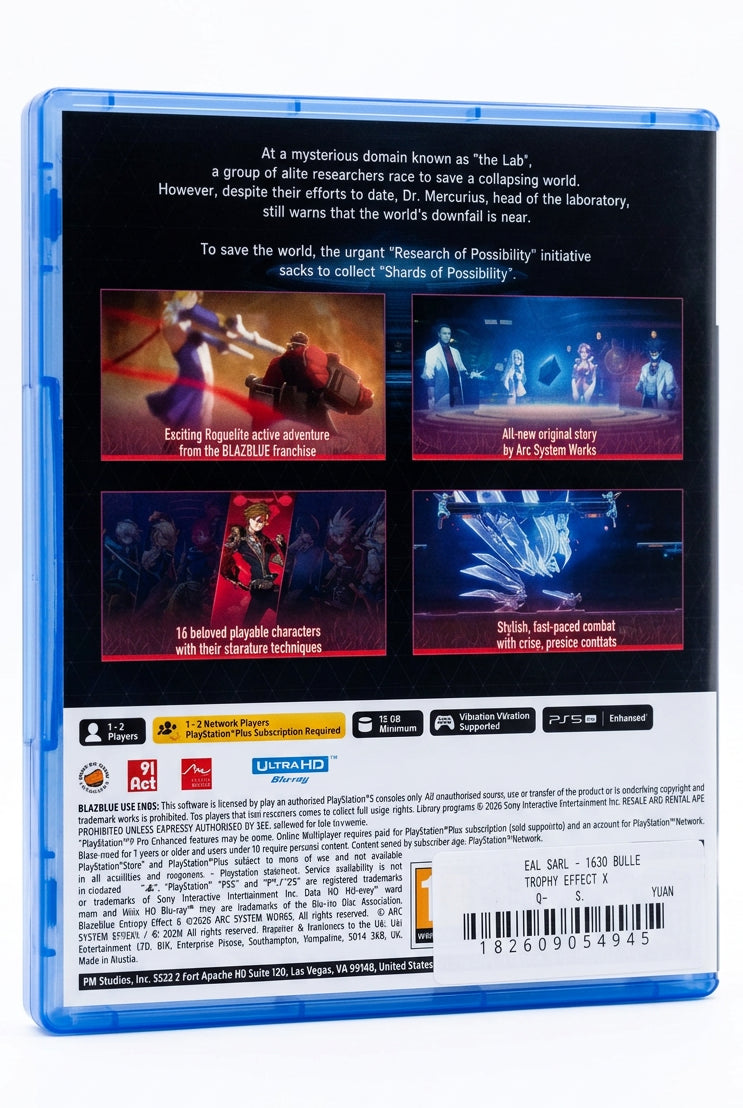 BlazBlue Entropy Effect X PS5