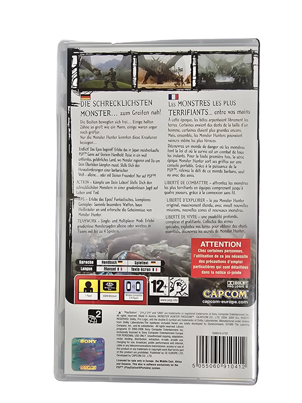 Monster Hunter Freedom PSP