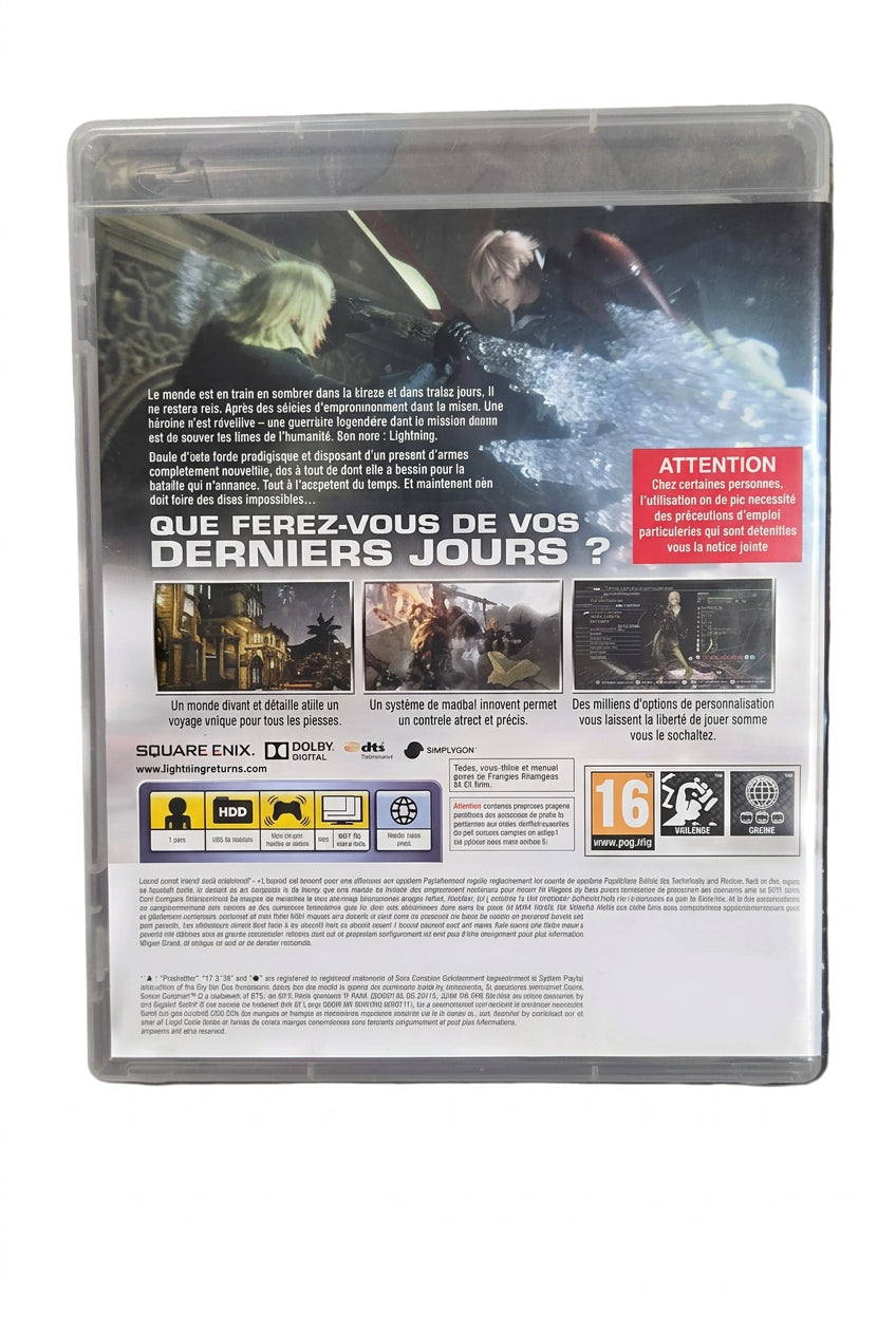 Lightning Returns Final Fantasy XIII JPS3