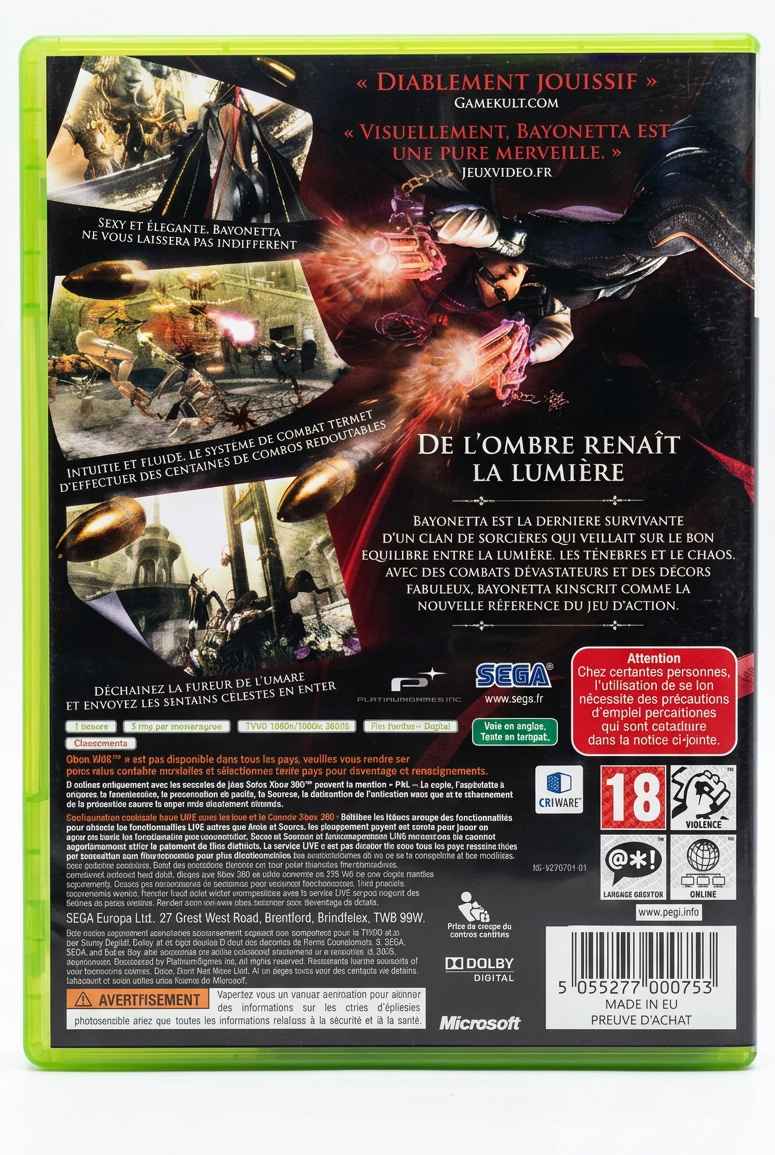 Bayonetta Xbox 360
