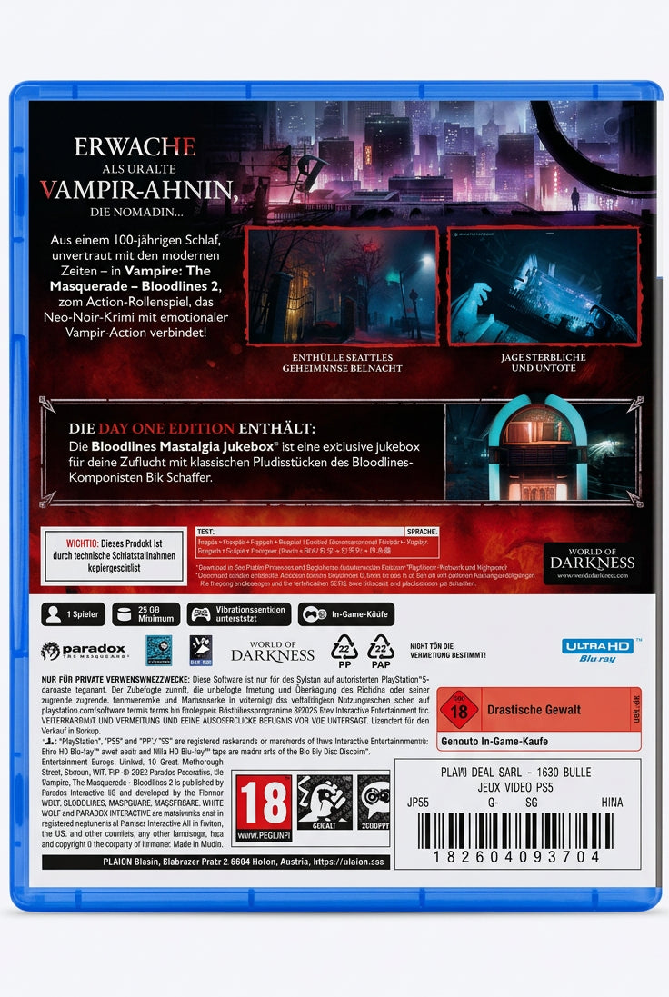 Vampire: The Masquerade – Bloodlines 2 PS5