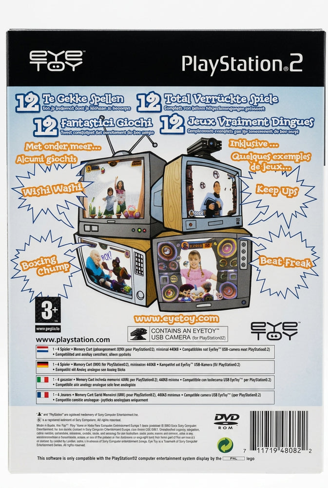 EyeToy Play PS2 – avec caméra et carton