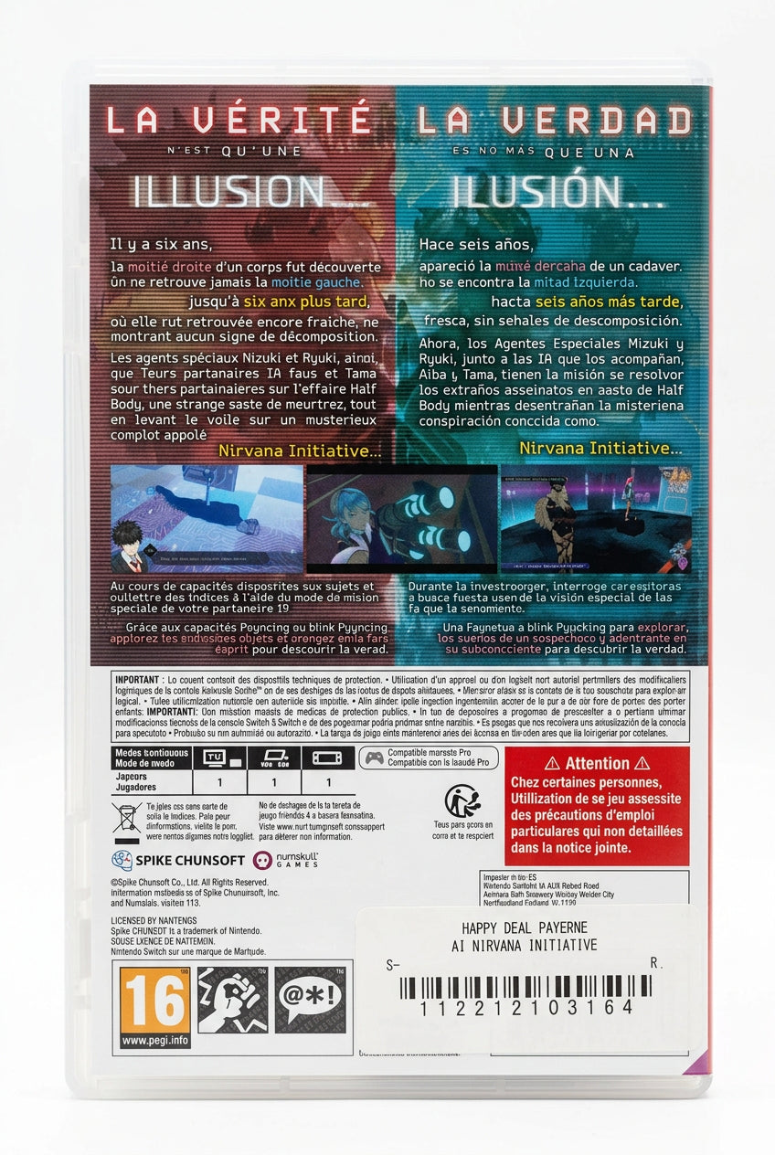 AI: The Somnium Files – nirvanA Initiative switch