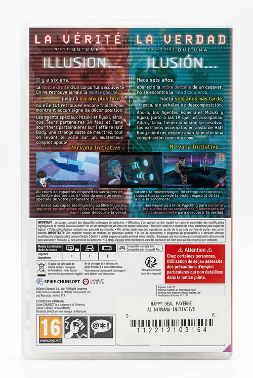 AI: The Somnium Files – nirvanA Initiative switch