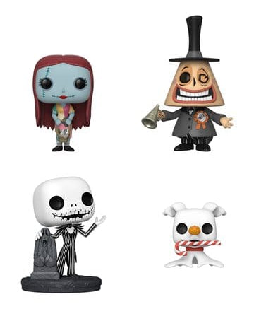 POP L'étrange Noël de Monsieur Jack pack de 4 figurines