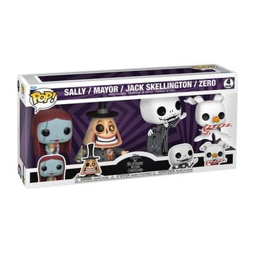 POP L'étrange Noël de Monsieur Jack pack de 4 figurines