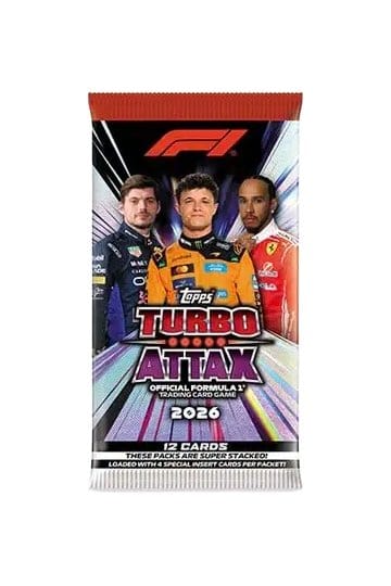 Formule 1 Turbo Attax 2026 Booster ENG
