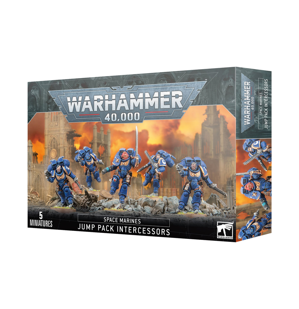 Space Marines Assault Intercessors with Jump Packs 48-13