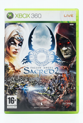 Sacred 2 Fallen Angel Xbox 360, recto sur fond blanc sans étiquette de prix
