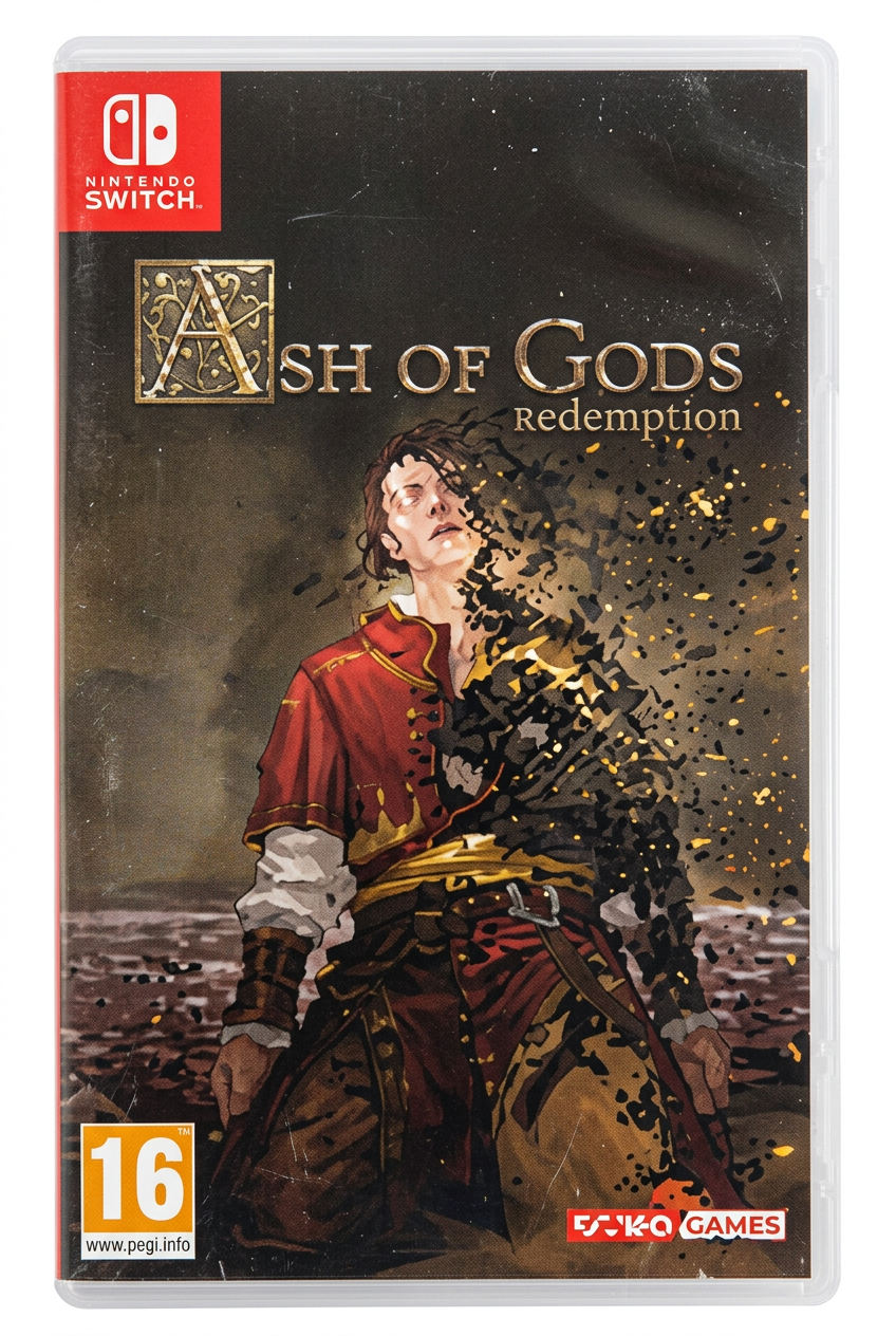 Ash of Gods Redemption sur Nintendo Switch, face avant du boîtier