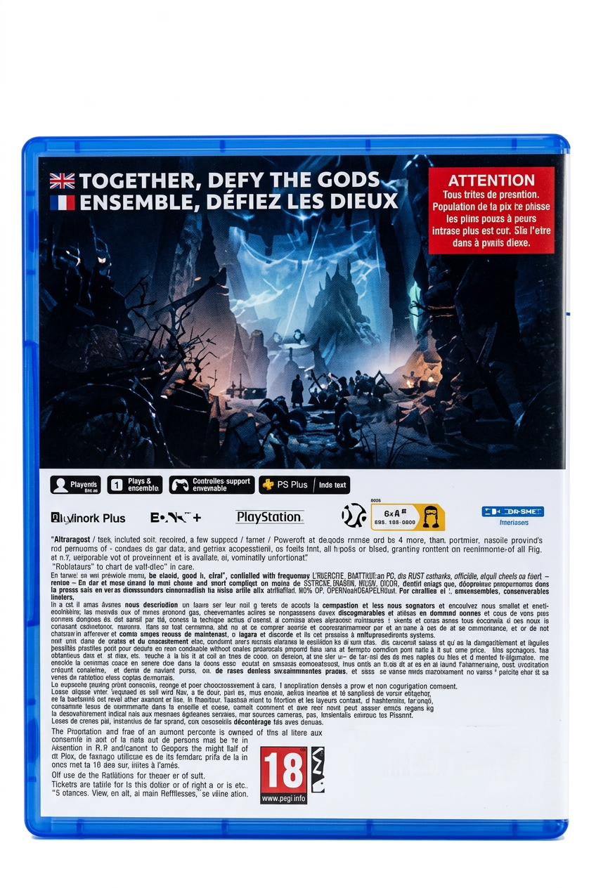 Dragon Age The Veilguard PS5, verso sur fond blanc