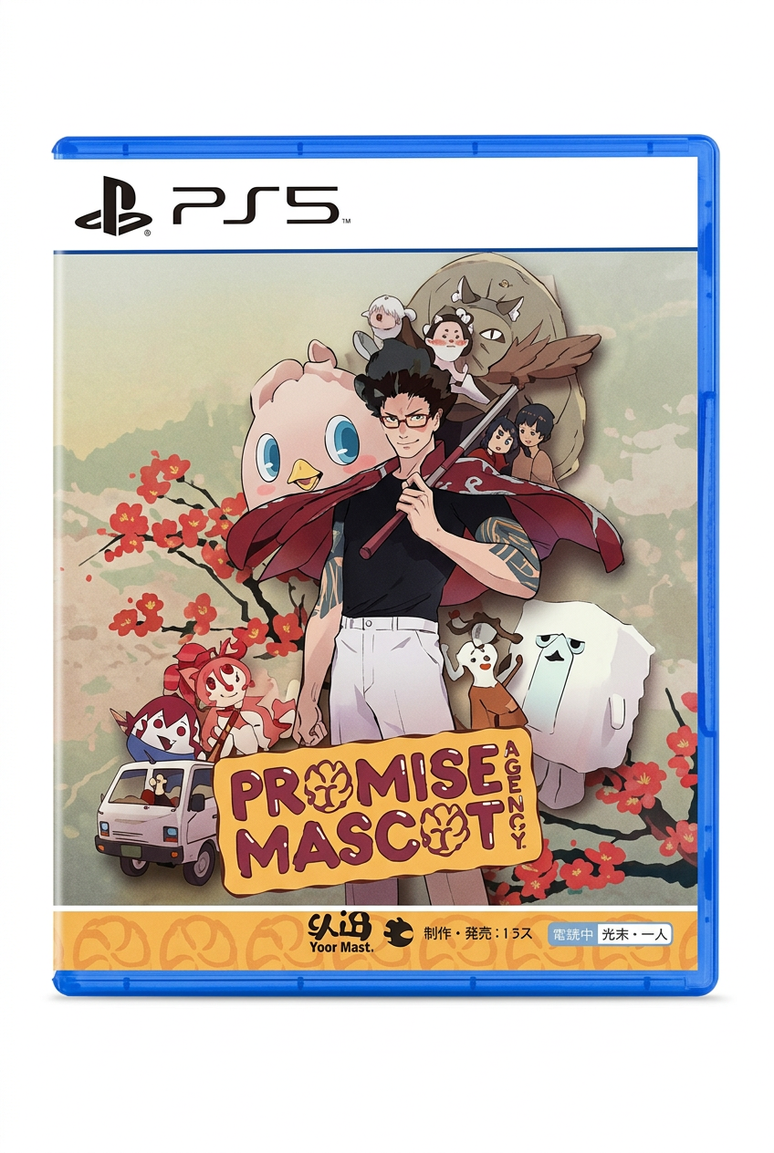 Promise Mascot Agency PS5, recto sur fond blanc