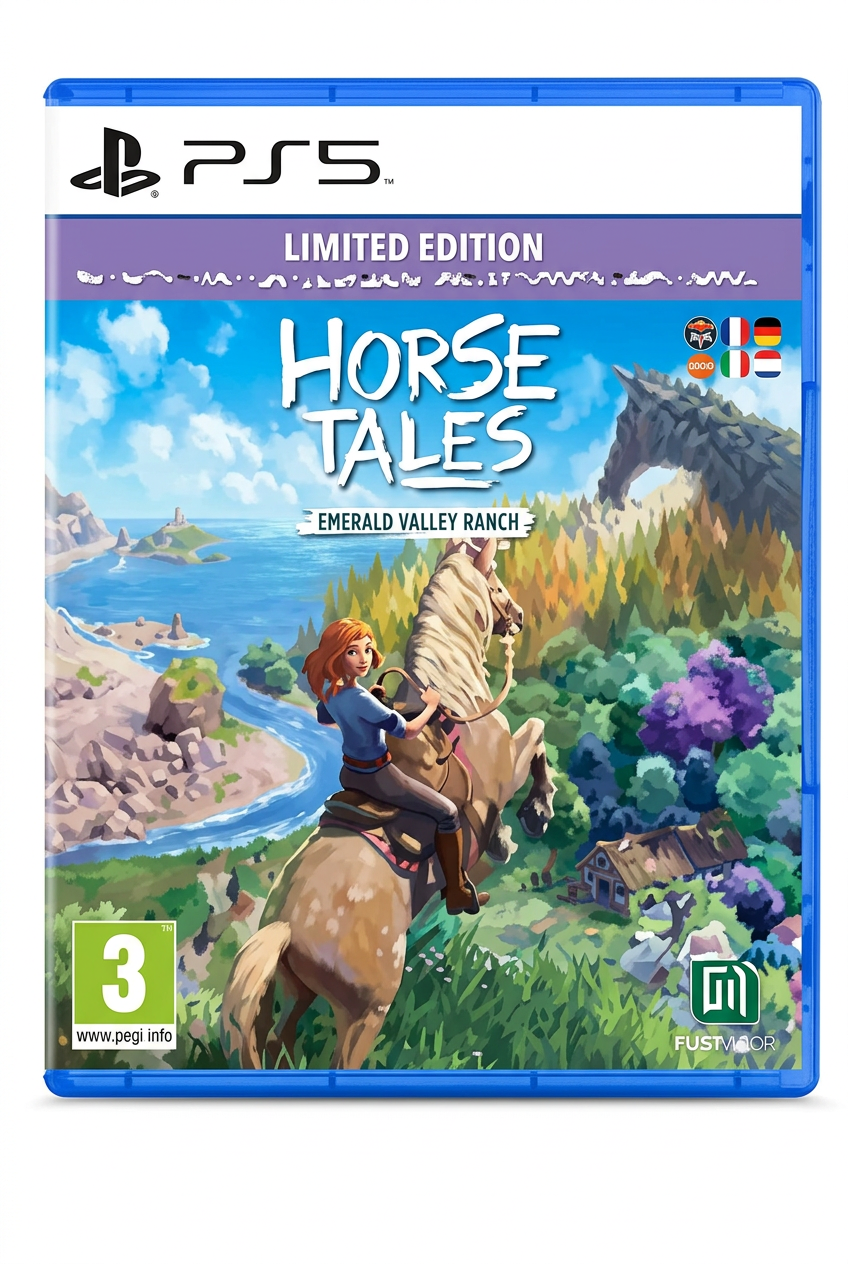 Horse Tales Emerald Valley Ranch PS5, recto sur fond blanc