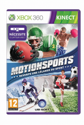 MotionSports xbox 360, recto du boîtier sur fond blanc