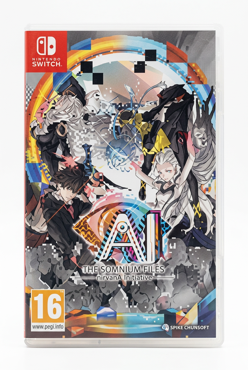 AI The Somnium Files nirvanA Initiative switch – recto sur fond blanc