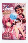 Moi, quand je me réincarne en Slime – Comment vivre chez les monstres – Tome 2 sur fond blanc