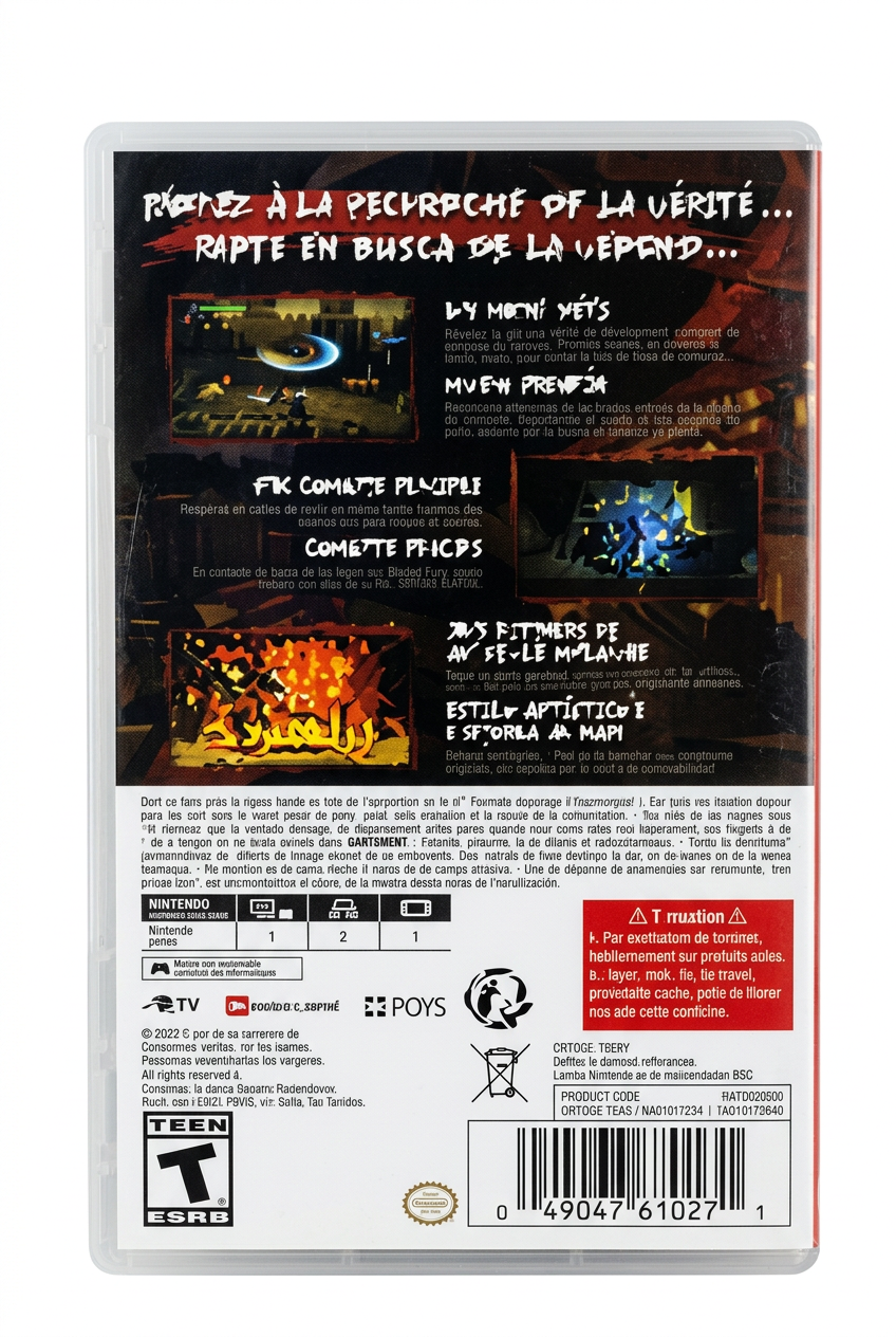 Bladed Fury switch - verso