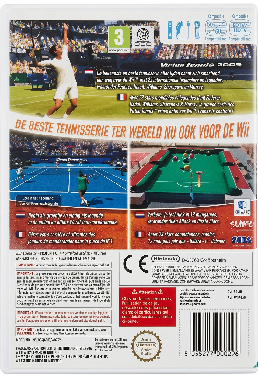 Virtua Tennis 2009 – WII