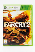 Far Cry 2 Xbox 360, recto sur fond blanc