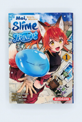 Moi, quand je me réincarne en Slime – Trinité – Tome 1, couverture sur fond blanc