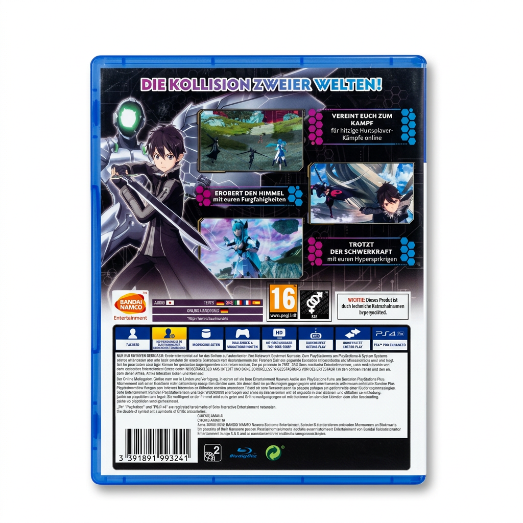 Accel World vs. Sword Art Online – PS4 – Jaquette allemande