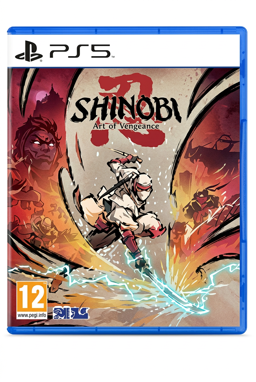 SHINOBI Art of Vengeance PS5, recto sur fond blanc