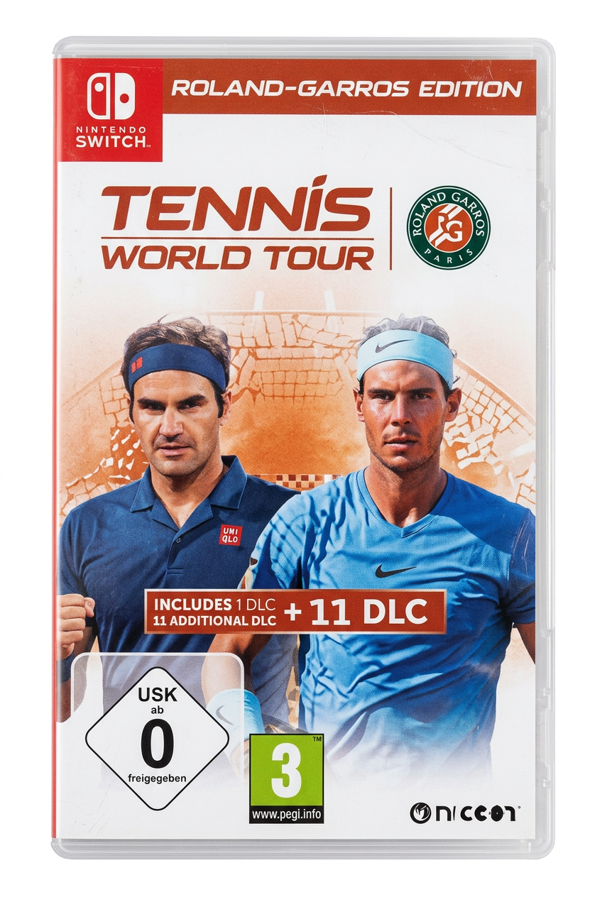 Tennis World Tour Roland-Garros Edition switch, face avant du boîtier