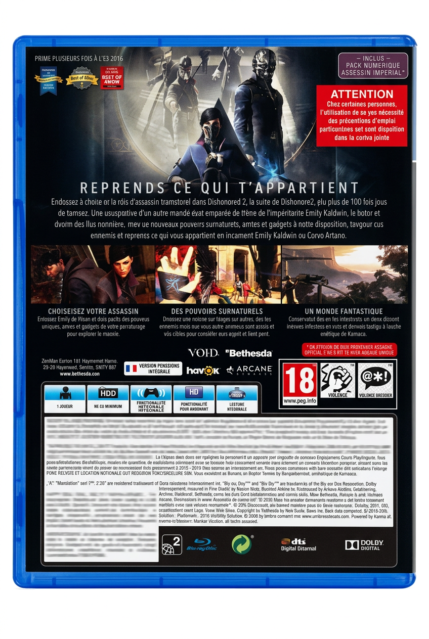 Dishonored 2 PS4