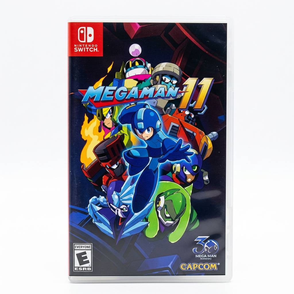 Mega Man 11 Nintendo Switch, face avant du boîtier