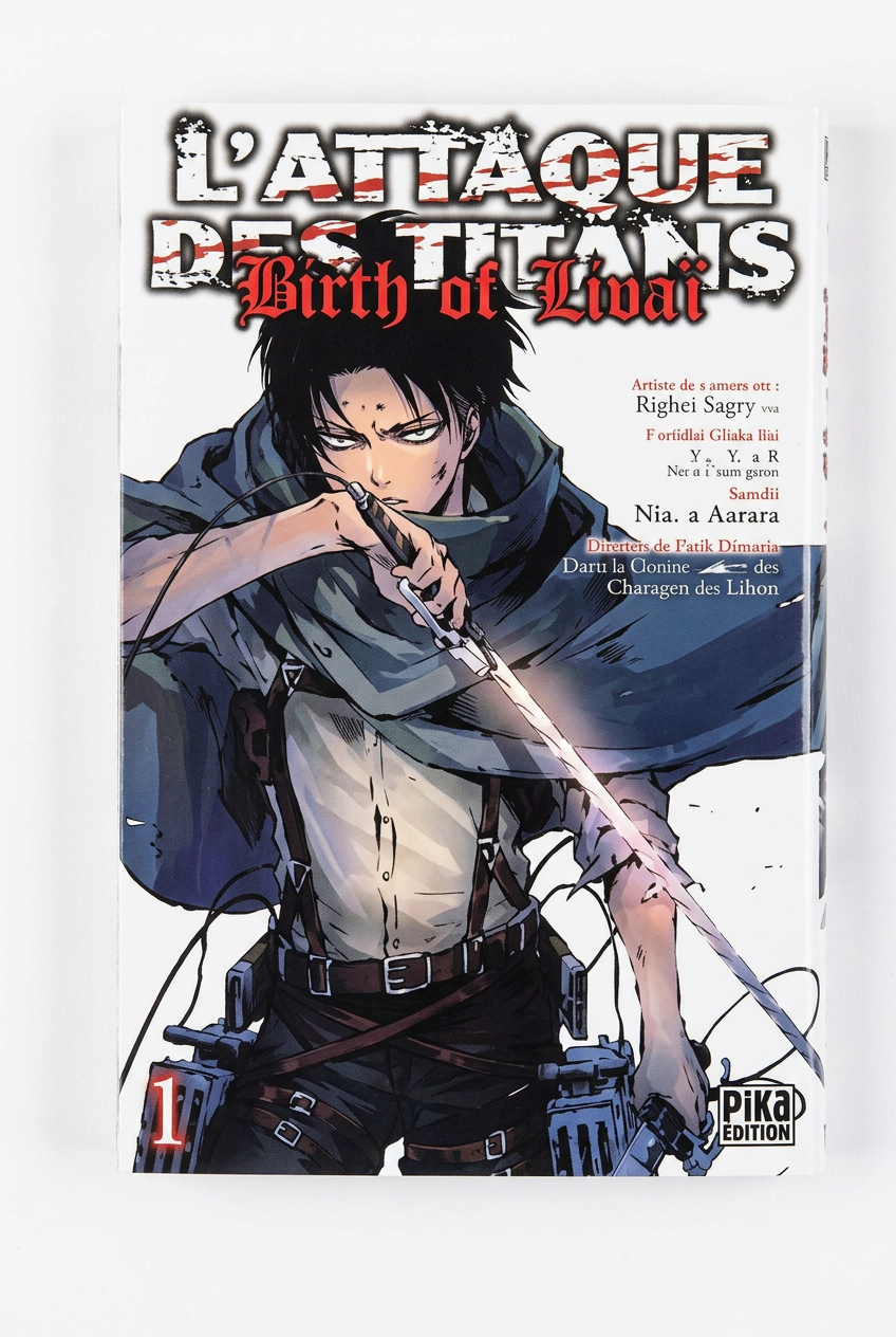 L’Attaque des Titans – Birth of Livaï – Tome 1, couverture sur fond blanc