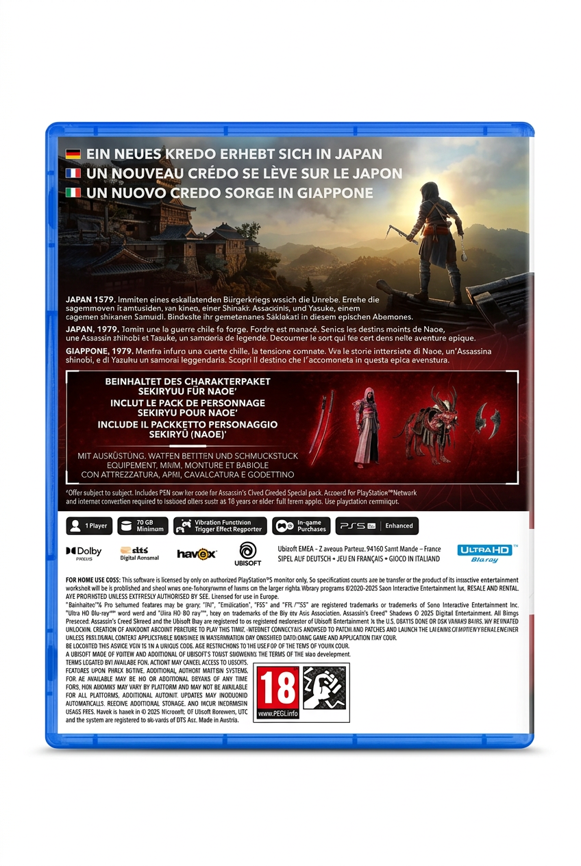 Assassin’s Creed Shadows – Limited Edition – PS5