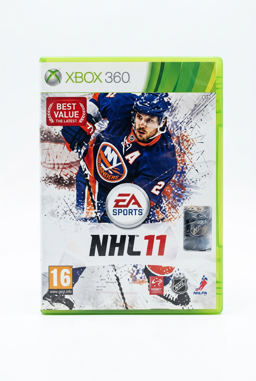 NHL 11 Xbox 360, recto sur fond blanc