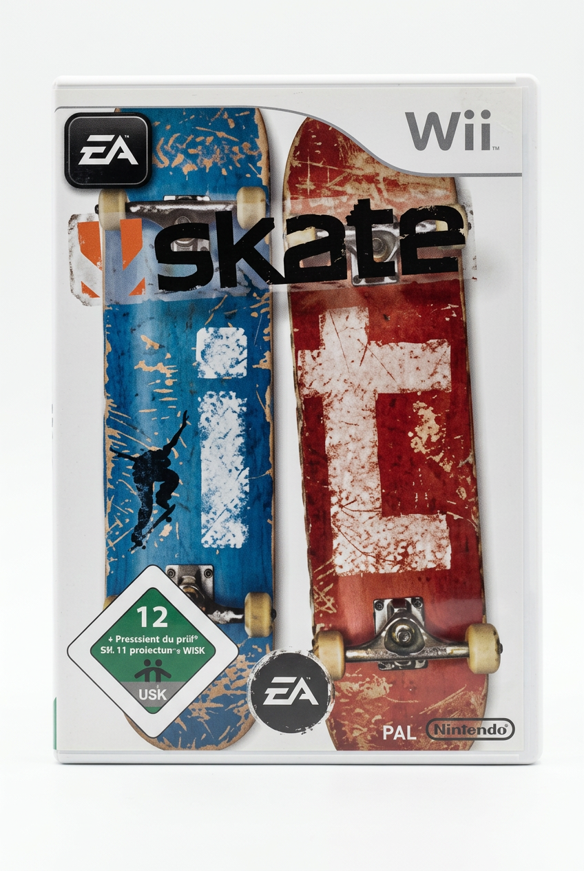 Skate It Nintendo Wii recto sur fond blanc sans étiquette de prix