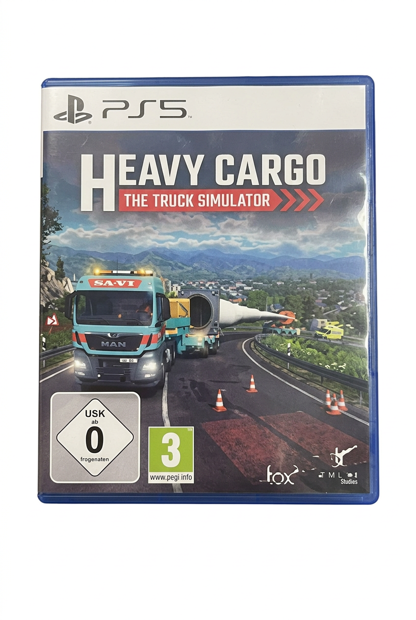 Heavy Cargo The Truck Simulator PS5, recto sur fond blanc